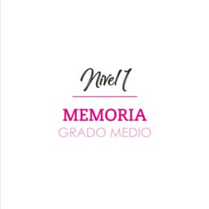 Cuaderno de estimulación cognitiva Gradior: Memoria Grado Medio